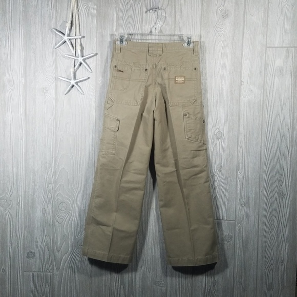 COLUMBIA Pants Cargo Utility Tan Sz 10 - Picture 4 of 7